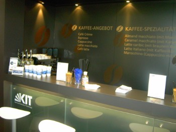 Messeveranstaltung Kaffeebar KIT CeBIT Hannover